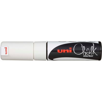 uni-ball Marqueur craie Chalk marker PWE8K, blanc