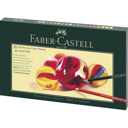 FABER-CASTELL Crayon de couleur POLYCHROMOS, tui cadeau