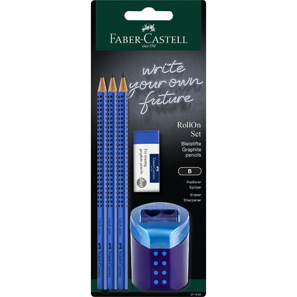 FABER-CASTELL Kit d'criture RollOn, bleu