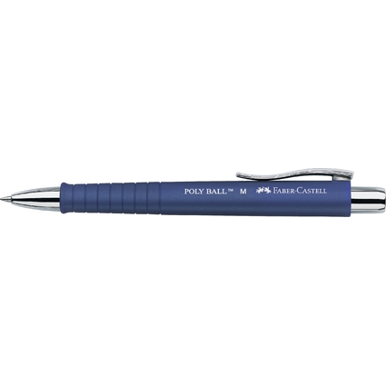FABER-CASTELL Stylo  bille rtractable POLY BALL, bleu