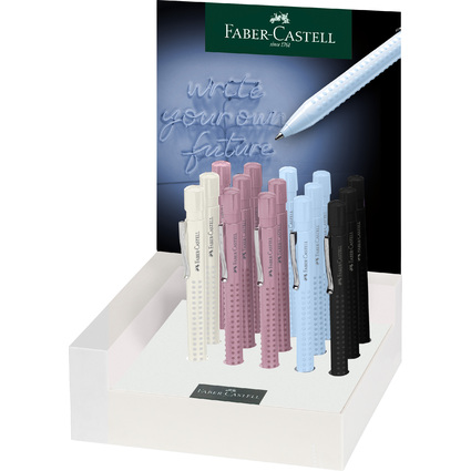 FABER-CASTELL Stylo-bille rtractable GRIP 2010, prsentoir