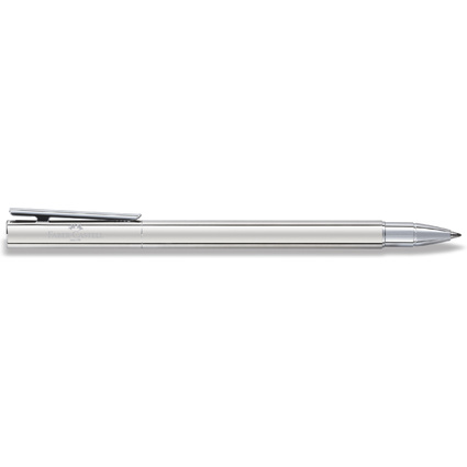 FABER-CASTELL Stylo roller NEO Slim acier inox, brillant