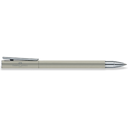 FABER-CASTELL Stylo roller NEO Slim acier inoxydable, mat
