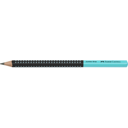 FABER-CASTELL Crayon graphite Jumbo GRIP TWO TONE,turquoisee