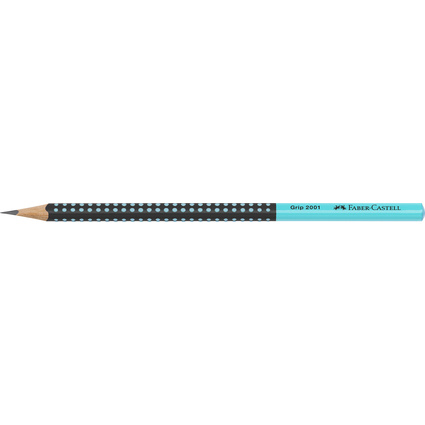 FABER-CASTELL Crayon graphite GRIP 2001 TWO TONE, turquoise