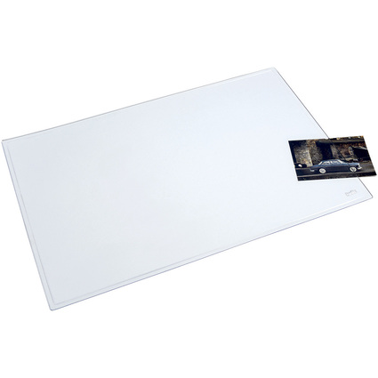 helit Sous-main "the flat mat", 530 x 400 mm, transparent