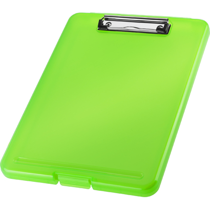 helit Porte-bloc avec compartiment "the clip", A4, vert