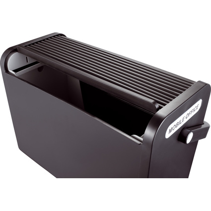 helit Bote pour dossiers suspendus "the mobil box", noir