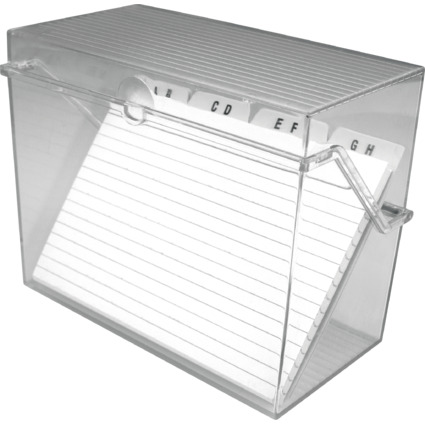 helit Petite bote  fiches "the index", transparent