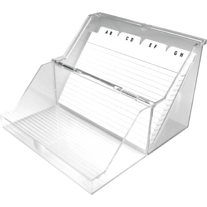helit Petite bote  fiches "the index" transparent