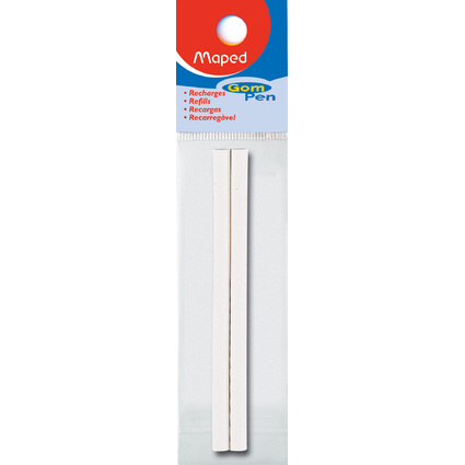 Maped Gomme de recharge pour crayon  gomme Gom-Pen, blanc