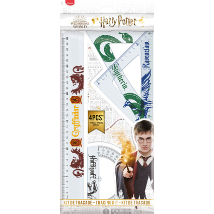 Maped Kit de traage HARRY POTTER, 4 pices