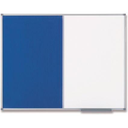 nobo Tableau mixte, fond blanc/feutre, dimensions:(L)1.200 x