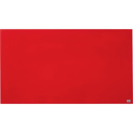 nobo Tableau en verre Impression Pro Widescreen, 45", rouge