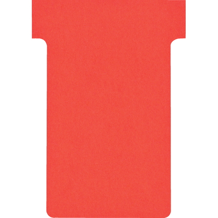 nobo Fiche T, indice 2 / 60 mm, 170 g/m2, rouge