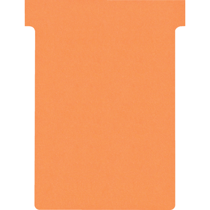 nobo Fiche T, indice 3 / 92 mm, 170 g/m2, orange