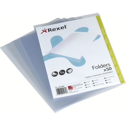 Rexel Pochette transparent standard, A4, PP, transp., 0,10mm