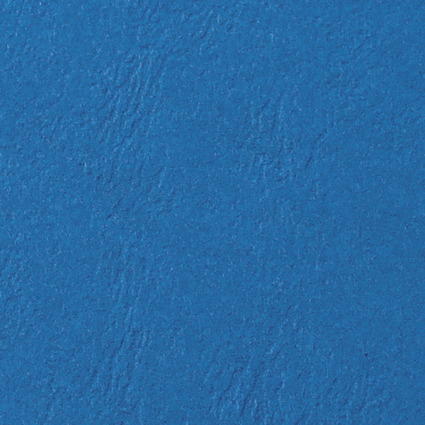 GBC Couverture de reliure Grain cuir, A4, 250 g/m2, bleu