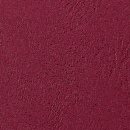 GBC Couverture de reliure grain cuir, A4, rouge fonc