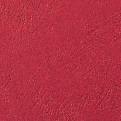 GBC Couverture de reliure Grain cuir, A4, 250 g/m2, rouge