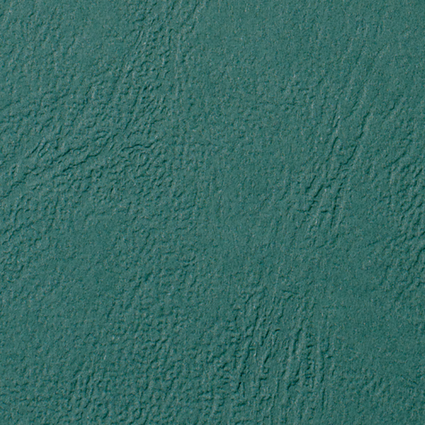 GBC Couverture de reliure grain cuir, A4, vert fonc