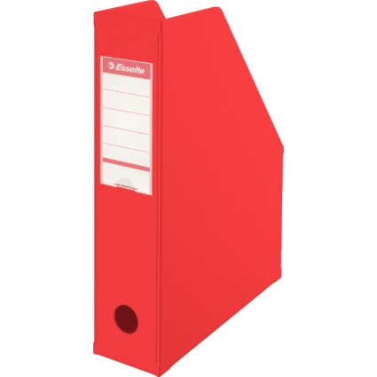 Esselte Porte-revues VIVIDA, A4, carton, rouge, dos: 70 mm