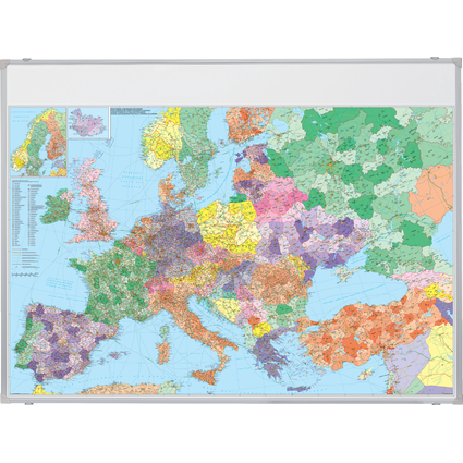 FRANKEN Carte de l'Europe, magntique, inscriptible