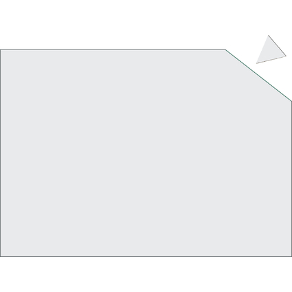FRANKEN Plaque magntique, 200 x 295 x 0,6 mm, blanc