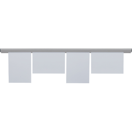 FRANKEN Rail de serrage pour papier, autocollant, longueur: