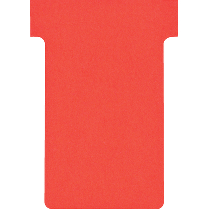 FRANKEN Fiches T, taille 2 / 48 x 84 mm, rouge