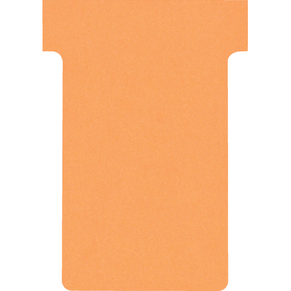 FRANKEN Fiches T, taille 2 / 48 x 84 mm, orange