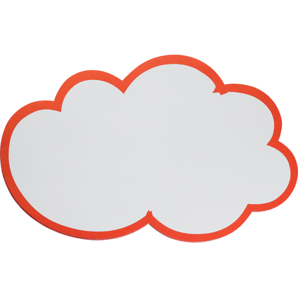 FRANKEN Carte nuage pour prsentation, 620 x 370 mm, blanc