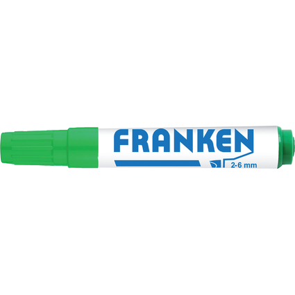 FRANKEN Marqueur pour chevalet, trac: 2-6 mm, vert