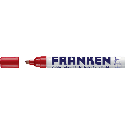 FRANKEN Craie liquide, largeur de trac: 2-5 mm, rouge