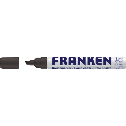 FRANKEN Craie liquide, largeur de trac: 2-5 mm, noir