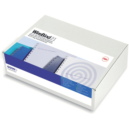 GBC Peigne  relier mtal WireBind, A4, 21 boucles, 6 mm