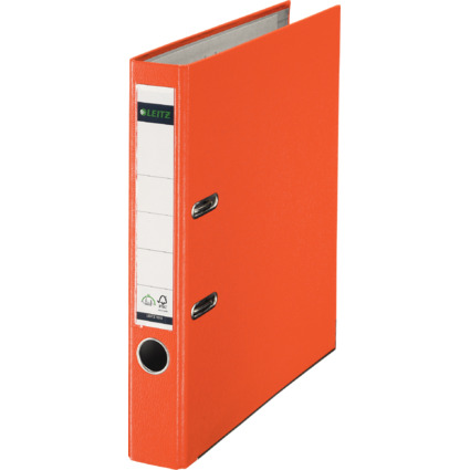 LEITZ Classeur  levier 180 degrs, format A4, 52mm, orange