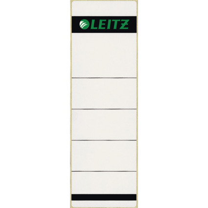 LEITZ Etiquette pour dos de classeur, 61 x 192 mm, gris