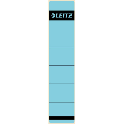 LEITZ Etiquette pour dos de classeur, 39 x 192 mm, bleu