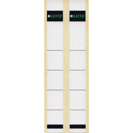 LEITZ tiquette de dos pour classeur, 23 x 192mm, court,