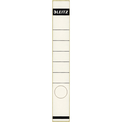 LEITZ Etiquette pour dos de classeur, 39 x 285 mm, blanc