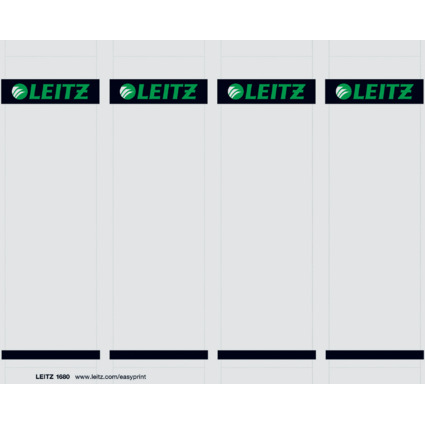 LEITZ Etiquette pour dos de classeur, 56 x 190 mm, carton