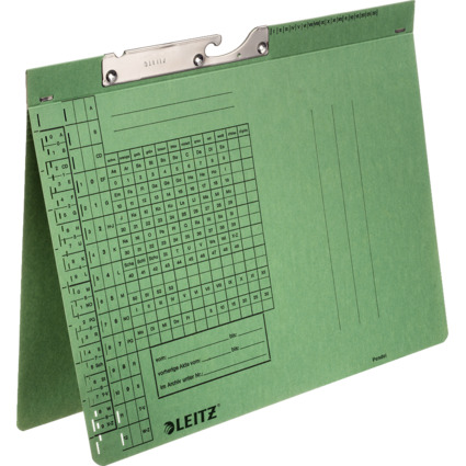 LEITZ dossiers suspendus, A4, reliure administrative, vert,
