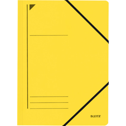 LEITZ Chemise  lastique, format A4, carton, jaune