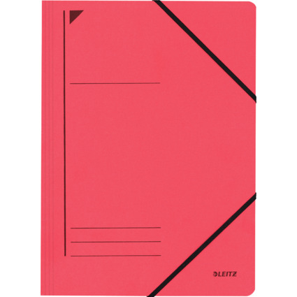 LEITZ Chemise  lastique, format A4, carton, rouge
