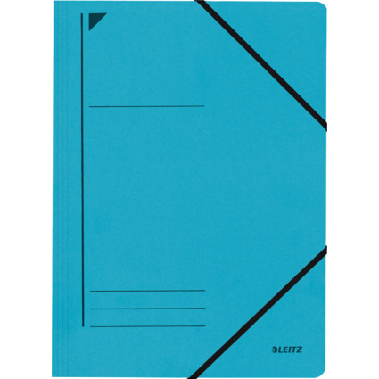 LEITZ Chemise  lastique, format A4, carton, bleu
