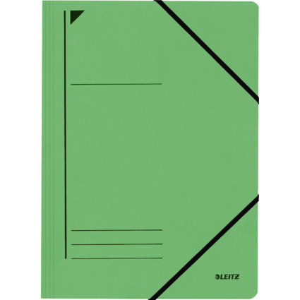 LEITZ Chemise  lastique, format A4, carton, vert