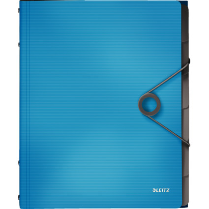 LEITZ Trieur Solid, A4, pp, 6 compartiments, bleu clair