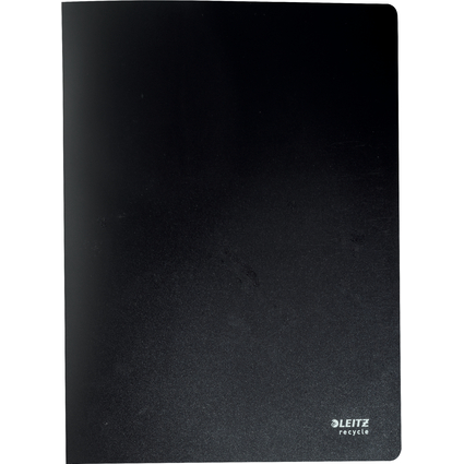 LEITZ Protge-documents Recycle, A4, PP, 40 pochettes, noir