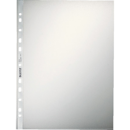 LEITZ pochette perfore, format A4, PP, grain, 0,10 mm